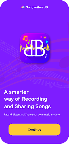 Android application SongwritersdB screenshort