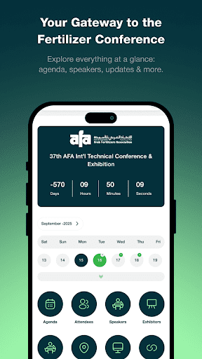AFA events Screenshot 1 - AppWisp.com