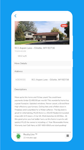 RealtyLine ™ Screen 3