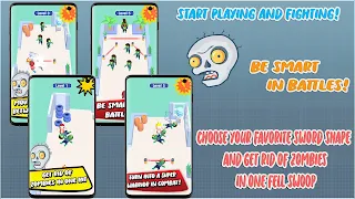 Draw Line Killer Zombie Puzzle - Screenshot 1
