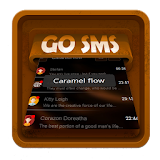 Caramel flow SMS Art icon