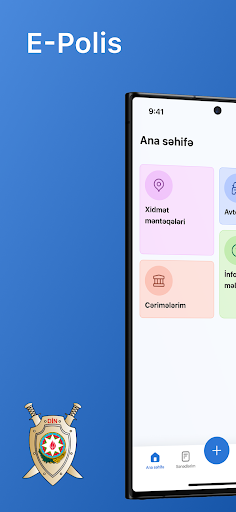 Android application E-Polis screenshort