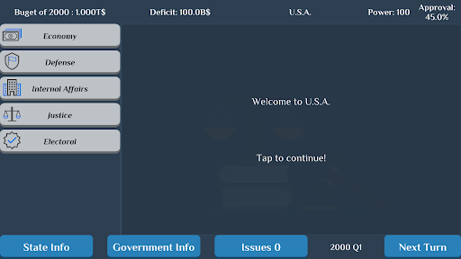 State Simulator Screen 3