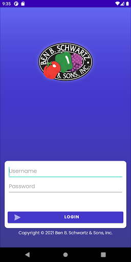 Android application Ben B. Access screenshort