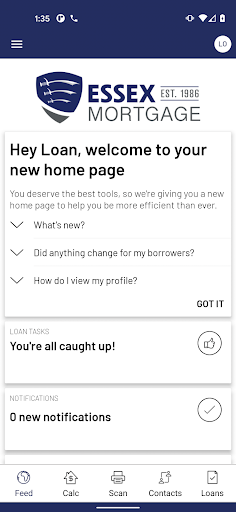 Android application Essex Mortgage Homes screenshort