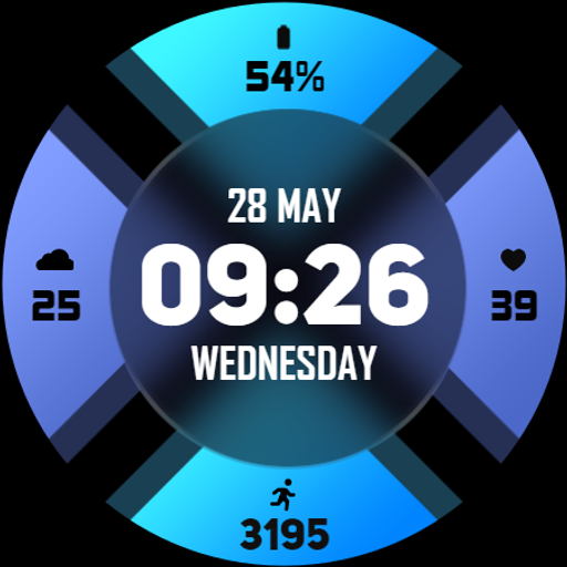 Glass Watch Face screenshot 5