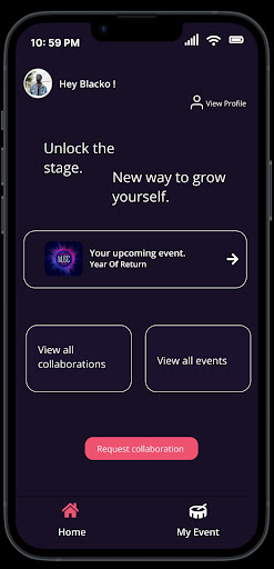 MusicOnnect Screen 3