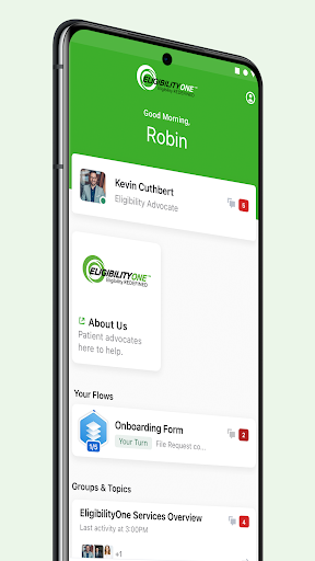 Android application E1Help: Patient Portal screenshort