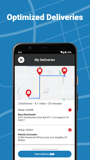 Tillster Driver App Screen 2