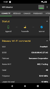 WiFi Monitor: analyse réseau Capture d'écran