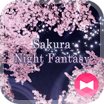 Theme-Sakura Night Fantasy- Apk