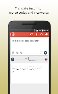 Morse Code Translator Capture d'écran