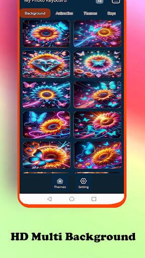 Sunflower Keyboard Screen 2