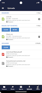 ownCloud Screenshot