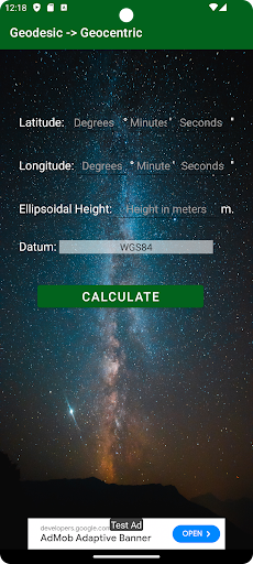 Change Geodetic coordinates screenshot 3