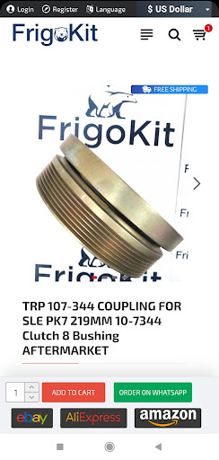 FrigoKit - Spare Parts Screen 3