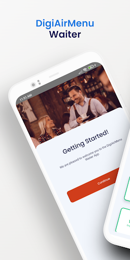Android application DigiAirWaiter screenshort
