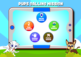 Pups Rider Call Phone Mission