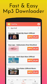 Captura 7 Play Tube Music Mp3 Downloader android