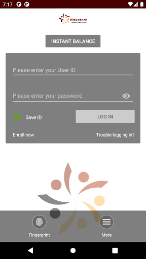 Wakefern Federal Credit Union Screen 2