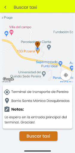 Taxiyap User Screen 2