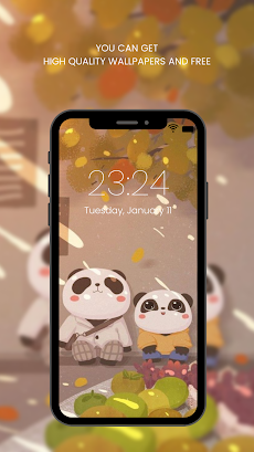 Cute Panda Wallpaper HDのおすすめ画像4
