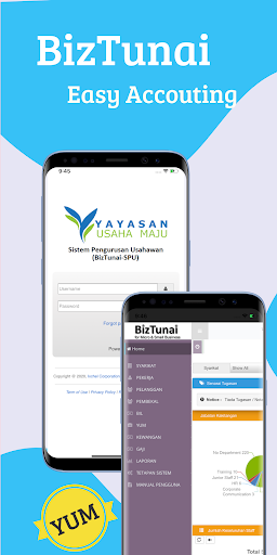 Android application YUM BizTunai screenshort