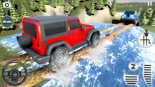 Android application Offroad Jeep Driving Simulator screenshort
