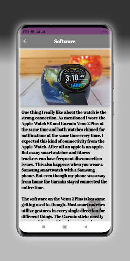 Android application Garmin Venu 2 Plus Guide screenshort