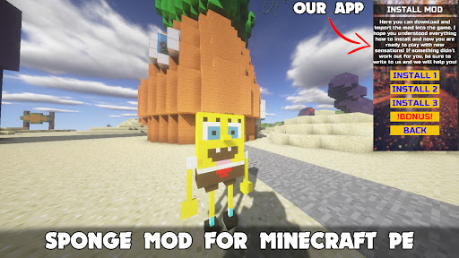 SpongeBob Mod for Minecraft