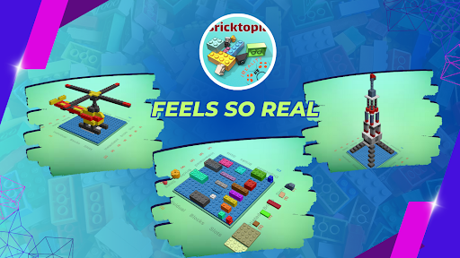 Android application Bricktopia : 3D Brick Building screenshort