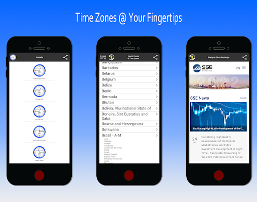 World Clocks & Time Zones Screen 2