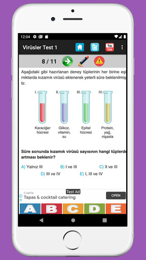 Tyt Tüm Dersler Test Çöz Screen 3