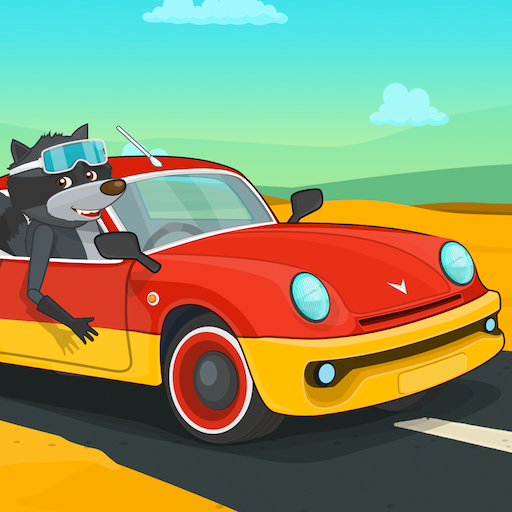 Racing car games for kids 2-5 logo