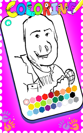 Game screenshot john pork coloring apk download