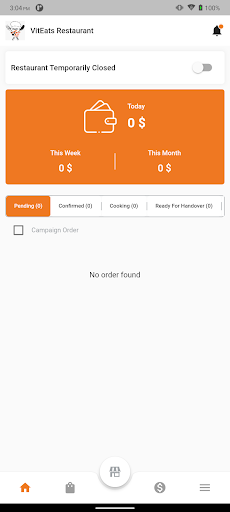 Android application VitEats Restaurant screenshort