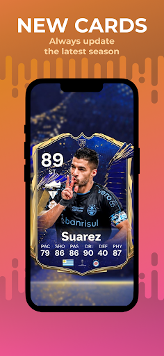 Android application FUT Card Creator 24 screenshort