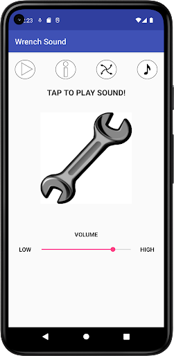 Android application Wrench Sound screenshort