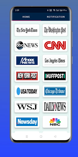 Android application Popular USA Newspapers screenshort