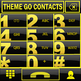 THEME GO CONTACTS BIG YELLOW icon