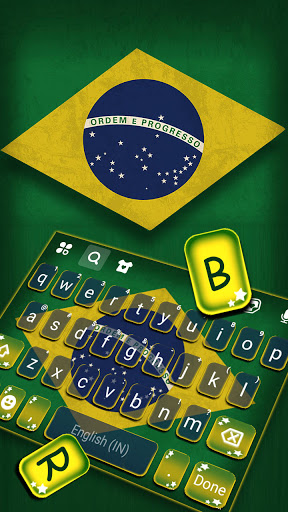 Brazilian Flag Theme Screen 2