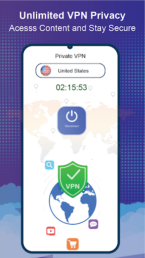 Fast VPN Private - VPN Proxy Screen 2