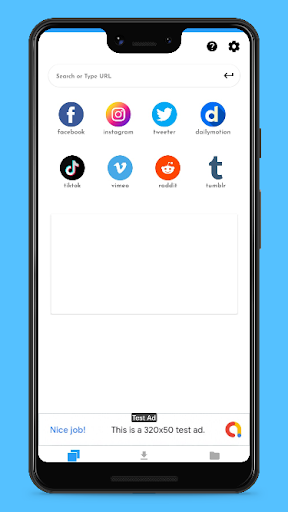 Android application Video Downloader screenshort