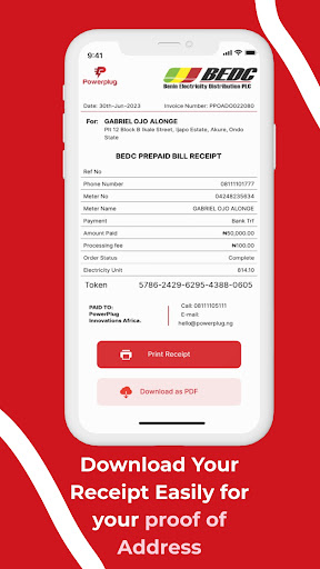 PowerPlug Pay Electricity