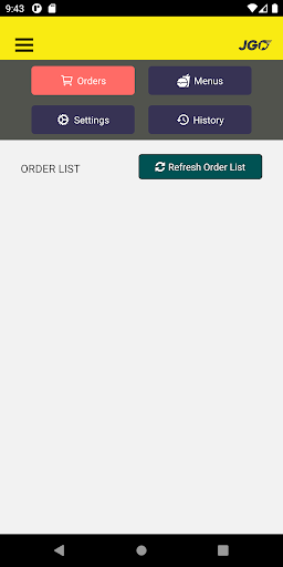 Android application JGO Merchant App screenshort