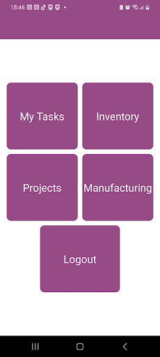 Android application Furniture Factory Management screenshort