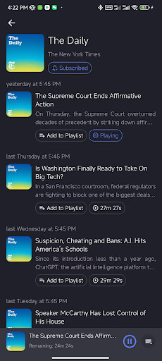 PodPodium Screen 3