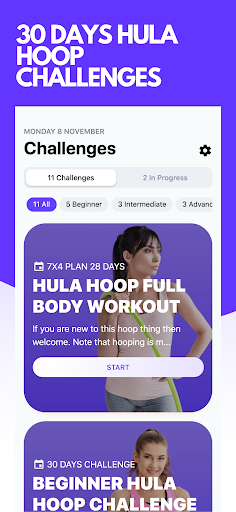 Hula Hoop Training App Screen 3