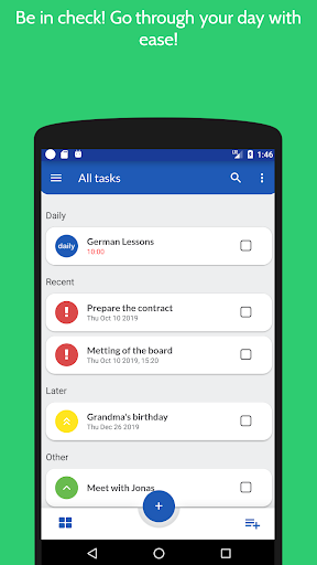 Android application Taskly: To do list and daily r screenshort