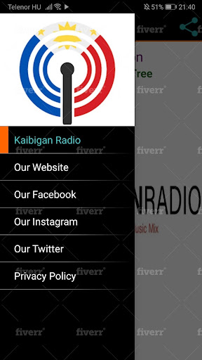 Android application Kaibigan Radio screenshort